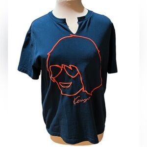 Kenzo Embroidered Crew Neck Tee - Large